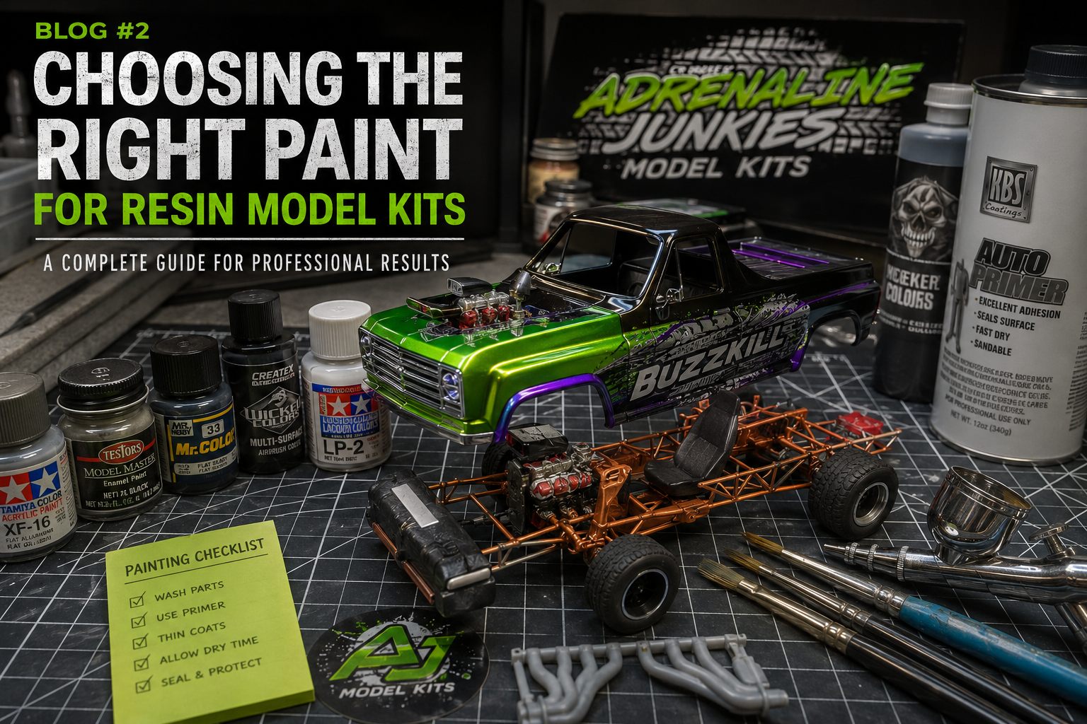 Choosing the Right Paint for Resin Model Kits
