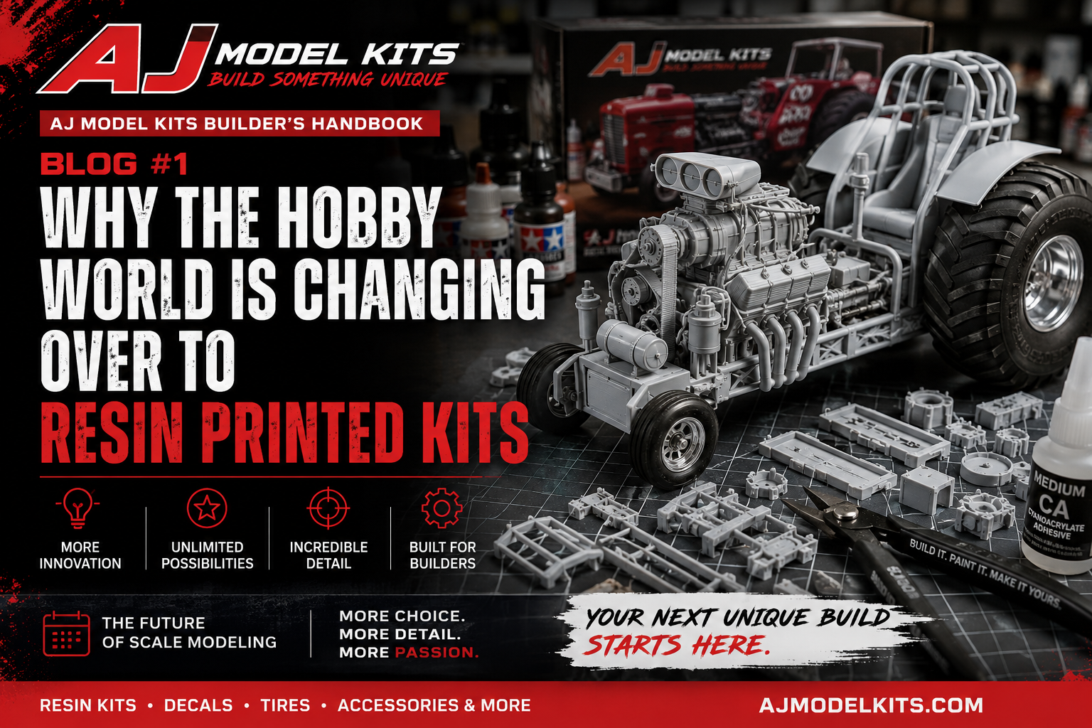 Why the Scale Modeling Hobby Is Moving Toward Resin Printed Kits