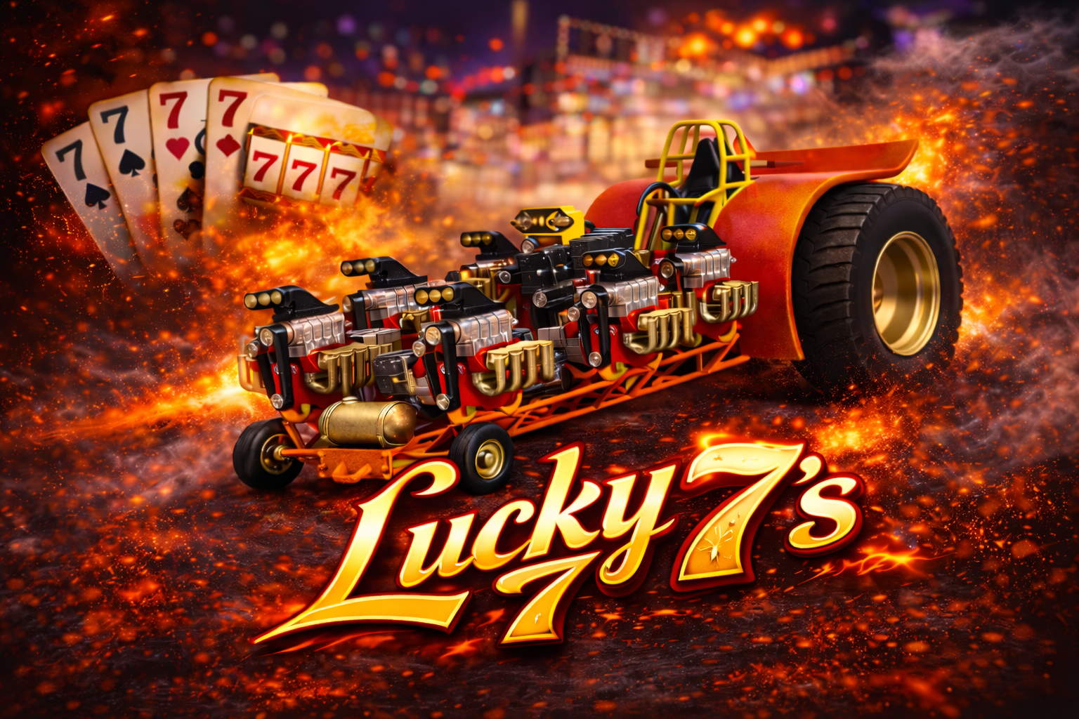7 Engine Pull Tractor - Lucky 7’s