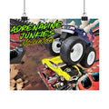Adrenaline Junkies Model Kits Matte Poster — Monster Truck Racing Wall Art