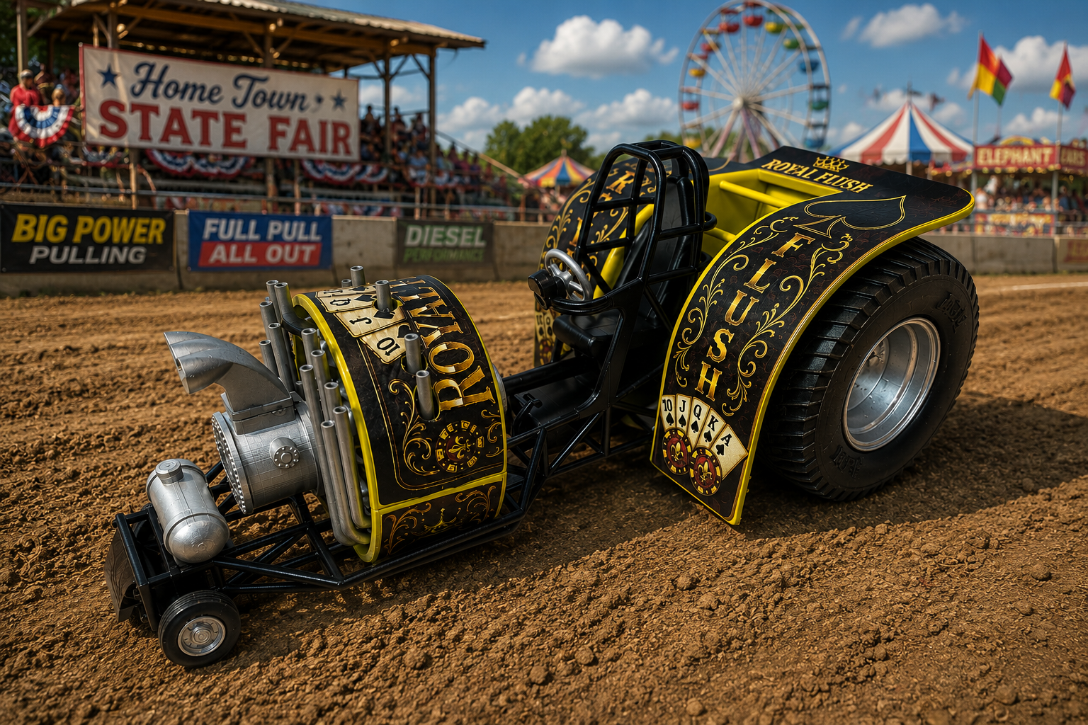 Royal Flush - 18 Cylinder Pull Tractor