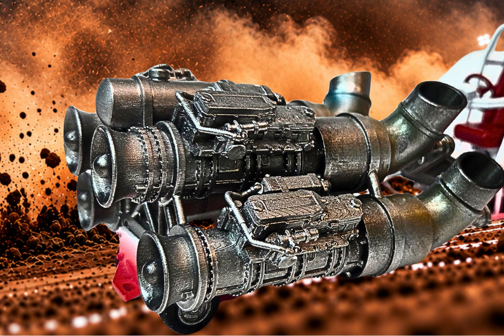 4 Jet Engine Pull Tractor - Jus Plane Fuelish