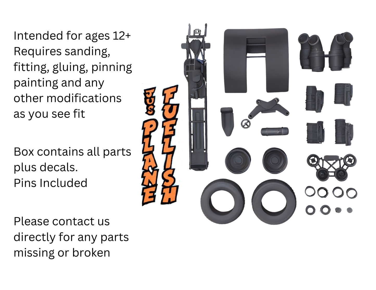 4 Jet Engine Pull Tractor - Model Kit